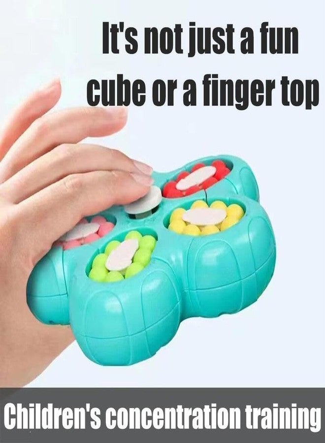 PICKSTORE Focus,Hand-Eye Coordination Finger Tip Rotate Magic Bean Spinner Toy for Kids & Adults 3-12 Years,BrainTeaser Memory Game Educational Puzzle Handheld Toy, Multicolor - Image 2